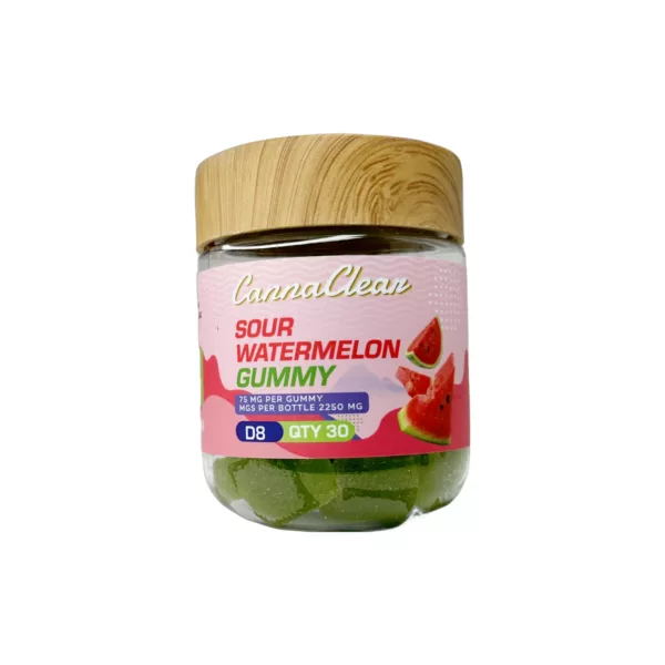 Delta-8 THC Gummies Sour Watermelon - CannaClear.com