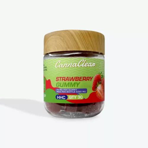 Strawberry HHC Gummies Delta-8 THC Gummies 75MG - CannaClear.com
