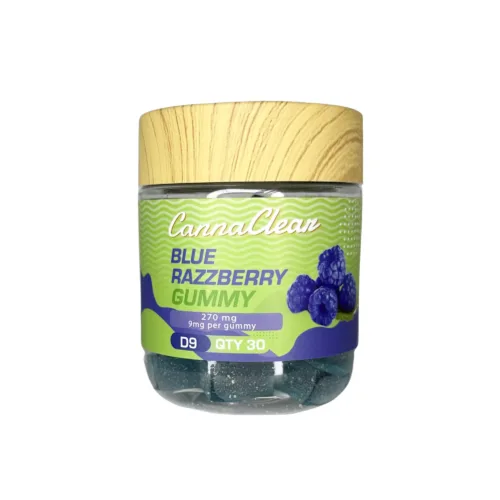 Blue Razzberry Delta-9 THC Gummies - Cannaclear.com